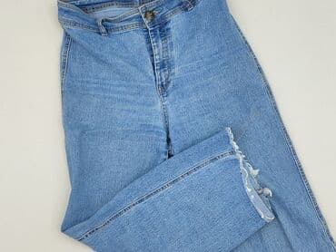 stradivarius dżinsy z wysokim stanem: H&M, Jeansy damskie, M — 1