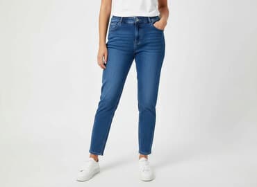 joggery damskie z łańcuszkiem: Denim Collection, Jeans for women, size M — 1