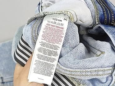 majtki dziewczęce 128: Spodnie jeansowe, Little kids, 7 lat, 122, stan - Idealny — 5