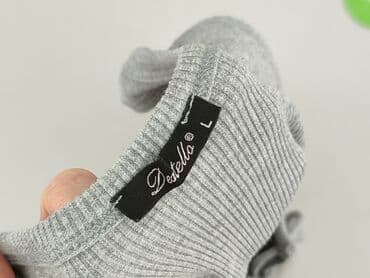 czarna sukienka ze srebrnymi wstawkami: Sukienka damska, L — 4