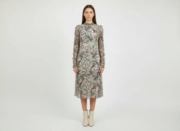 tanie sukienki z długim rękawem: Sukienka damska, rozmiar S — 1