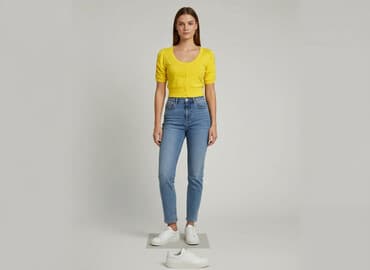 sweter z krótkim rękawem reserved: Orsay, Kardigan damski, rozmiar S — 6