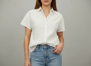 dluga biala koszula: Shein, Koszula damska, rozmiar L — 6