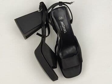 buty na platformie hello kitty: Monki, Босоніжки жіночі, розмір 39 — 2