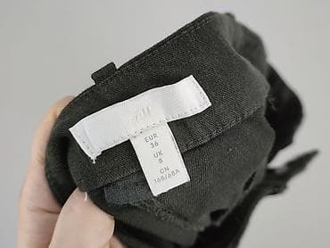 koszula niebieska hm: H&M, Spodnie materiałowe damskie, rozmiar S — 4