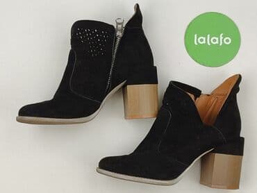 trzewiki damskie do sukienki: Botki damskie, 38 — 3