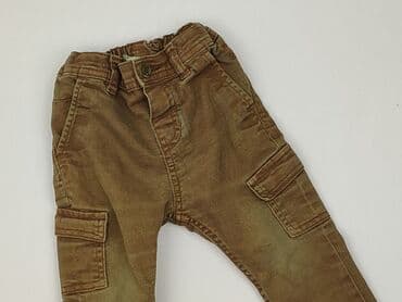 stradivarius spodnie woskowane z wysokim stanem: Spodnie jeansowe, H&M, 12-18 miesięcy, stan - Bardzo dobry — 1