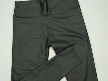 Leggings Eco-leather for women, size 4XL (EU 48)