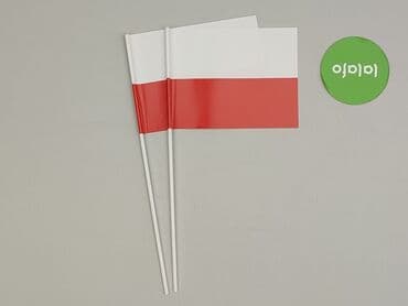Other art & collectibles products: Dwie używane flagi Polski na plastikowych drzewcach. Idealne do — 2