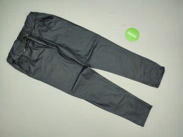 włoskie ubrania plus size: Material trousers for women, size 4XL — 3