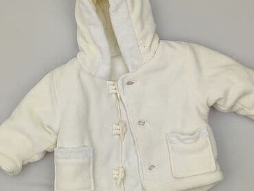 spodnie woskowane kremowe: Jacket, George, 1-3 months, condition - Very good — 1