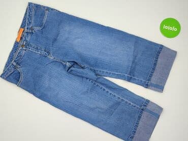 jeansy cropped damskie: Paprika, Spodnie 3/4 damskie, rozmiar L — 2