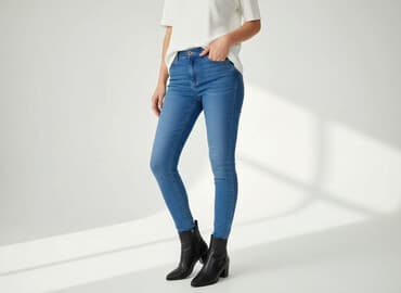 sinsay spodenki damskie jeans: Sinsay, Jeansy damskie, rozmiar S — 6