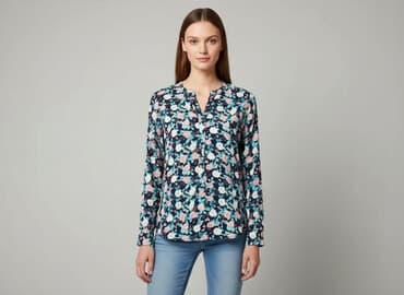 granatowe bluzy: Bluzka damska, rozmiar S — 6