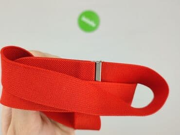 купити штани чоловічі дешево: Czerwone szelki męskie, używane. Szelki posiadają metalowe klipsy — 4