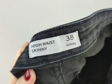 c a spodnie damskie z wysokim stanem: Jeansy damskie, rozmiar M — 4