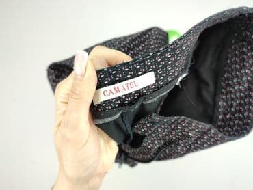 c a spodnie canda: CAMAIEU, Material trousers for women, size S (EU 36) — 5