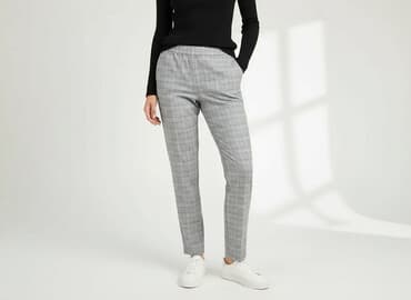 spodnie z c a: Zara, Material trousers for women, size M — 1
