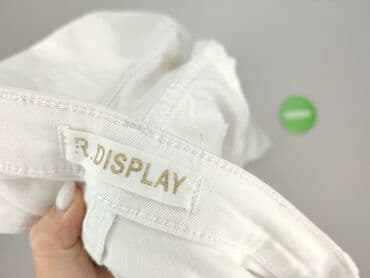 biale szerokie jeansy: Jeansy damskie, rozmiar XS — 4