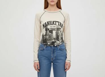 bluzka z samochodem: Bluzka damska, rozmiar S — 1