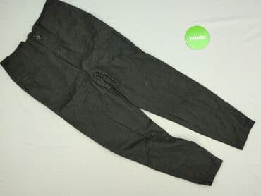Women: Beloved, Material trousers for women, size M (EU 38) — 2