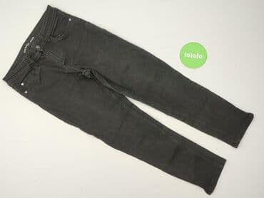czarne spodnie jeansy: Orsay, Jeansy damskie, rozmiar S — 2