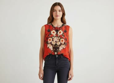 reserved czerwona bluzki: River Island, Bluzka damska, rozmiar M — 6