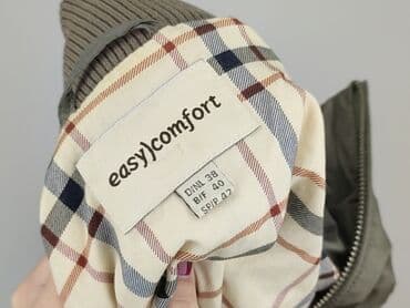 kurtka jeansowa z kożuszkiem damska: Easy, Kurtka bomberka damska, rozmiar M — 4