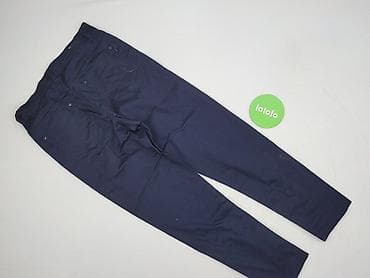 jeans wide: Spodnie materiałowe damskie, rozmiar L — 3