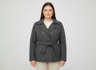 kurtki zimowe 50 style: Trencz damski, rozmiar XL — 5