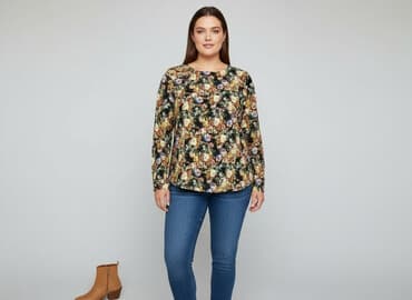 ładne bluzki: Bluzka damska, rozmiar XL — 6