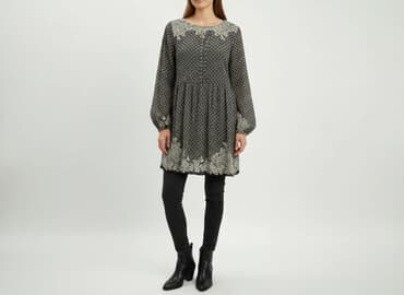 czarne luźne sukienki: Sukienka damska, rozmiar L — 7