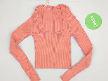 sweter z bufiastymi rękawami: Sweter damski, S — 2