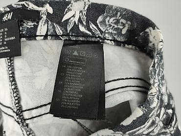 material trousers: H&M, Spodnie materiałowe damskie, rozmiar S — 5