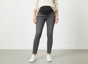 legginsy ciazowe: Jeansy damskie, rozmiar S — 6