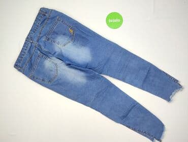 spodnie nabijane ćwiekami: Jeansy damskie, rozmiar M — 3