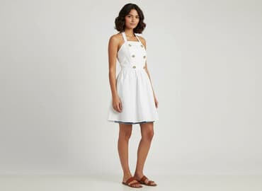 sukienka bez ramion z długim rękawem: Sukienka damska, rozmiar S — 1