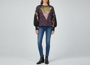 new yorker bluza z cekinami: Zara, Bluza damska
, rozmiar S — 7