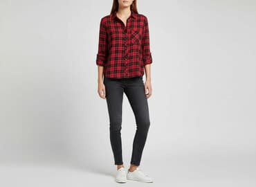 koszula flanelowa carhartt: Divided, Koszula damska, rozmiar M — 7