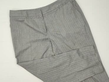 czarne spodnie materiałowe: Spodnie materiałowe damskie, rozmiar 4XL — 1