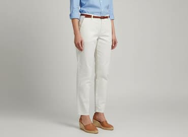 c a spodnie damskie z wysokim stanem: Spodnie materiałowe damskie, rozmiar S — 1