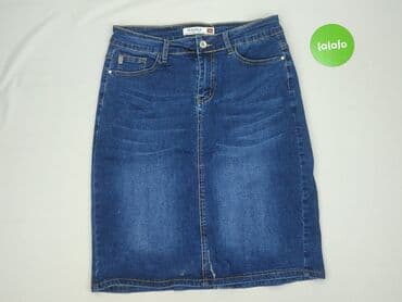 niebieska spódnice plisowane: M.Sara, Spódnica damska, L — 2