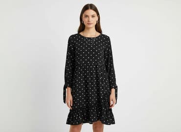 czerwona sukienka w groszki h m: Sukienka damska, rozmiar S — 6