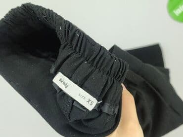 oleksy trampki czarne: Sinsay, Spodnie materiałowe damskie, rozmiar XS — 4