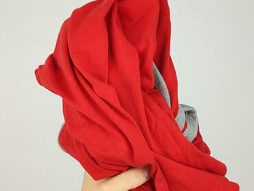 czerwona bluzki z dekoltem v: FSBN, T-shirt damski, rozmiar S — 6