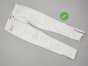 buty biale guess: Zara, Jeansy damskie, rozmiar S — 3