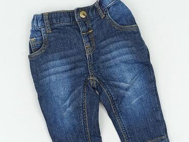 czarne rajstopy dla niemowlaka: Denim pants, 1-3 months, condition - Perfect — 1