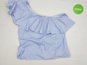 koszulka jedwab: Bluzka damska, M — 3