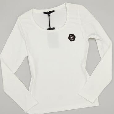 bluzki z długim rękawem czarne: Women's blouse, size S — 2