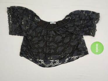 czarne bluzki siateczka: Top damski, rozmiar L — 2